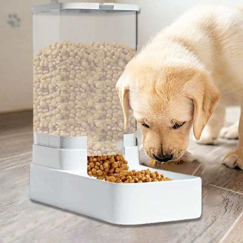  Automatic Auto Gravity Pet Feeder Bowl 
