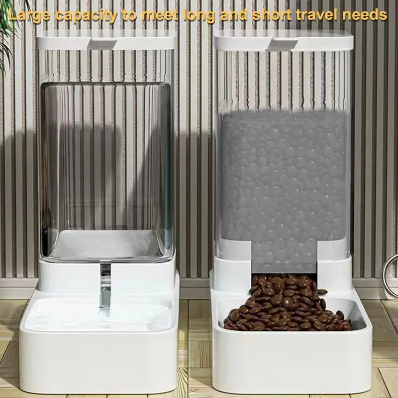  Automatic Auto Gravity Pet Feeder Bowl 