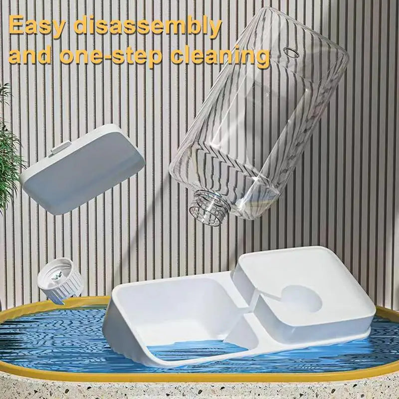  Automatic Auto Gravity Pet Feeder Bowl 