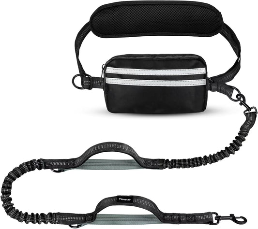 Hands Free Dog Leash with Pouch